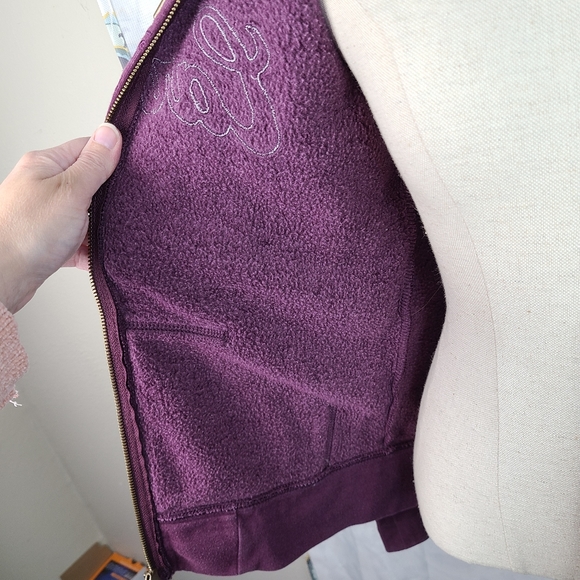 Carhartt burgundy full-zip long-sleeve spell out hoodie women's XS - Picture 10 of 15